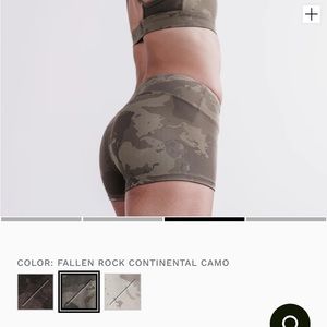 Womens Nobull Short 2” Continental Camo Fallen Rock Medium